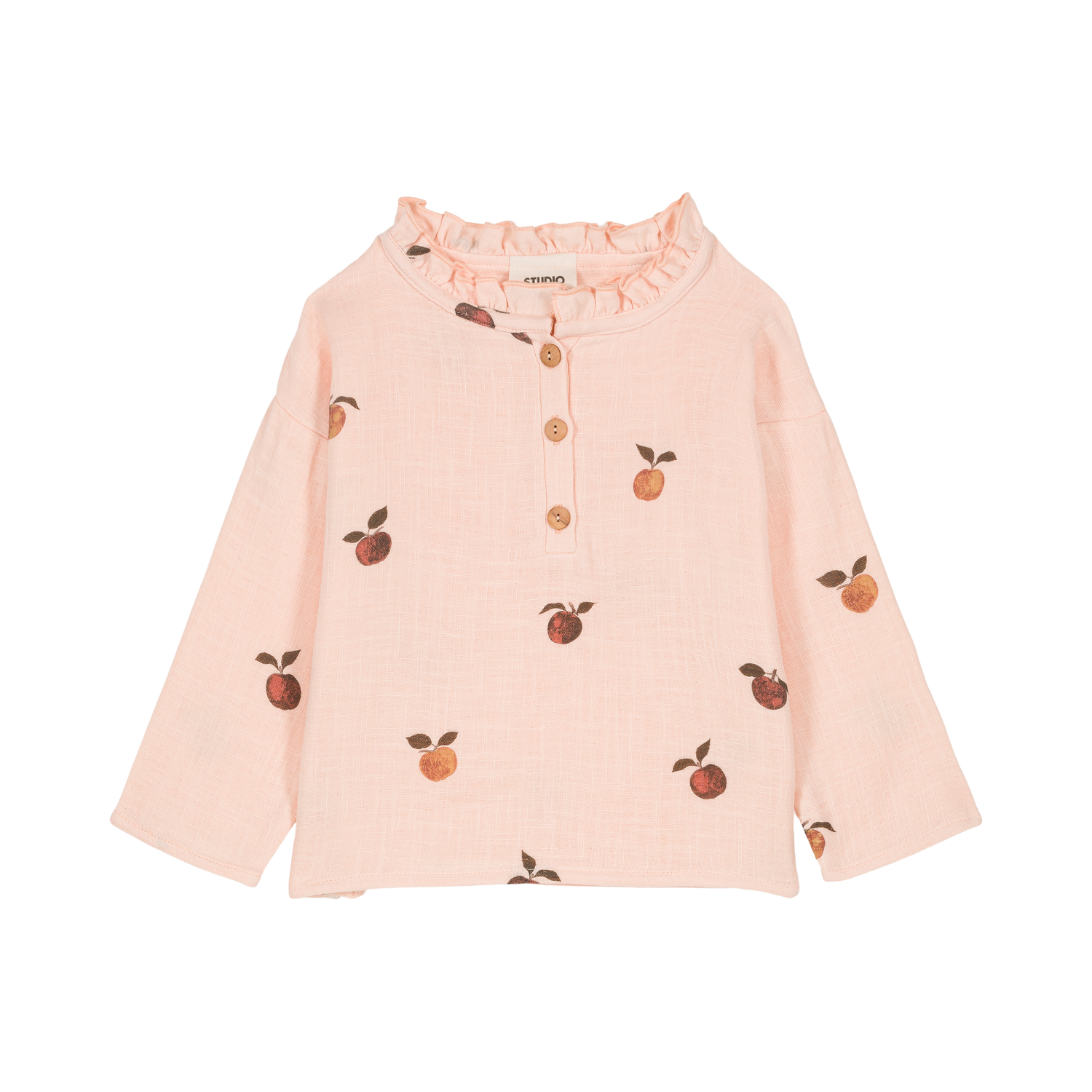 Olympe blouse - pink apples