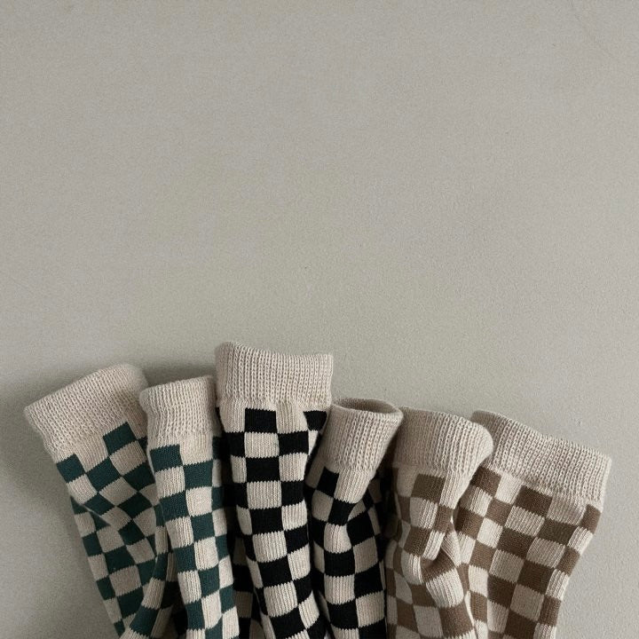 Checker socks (3-pack)