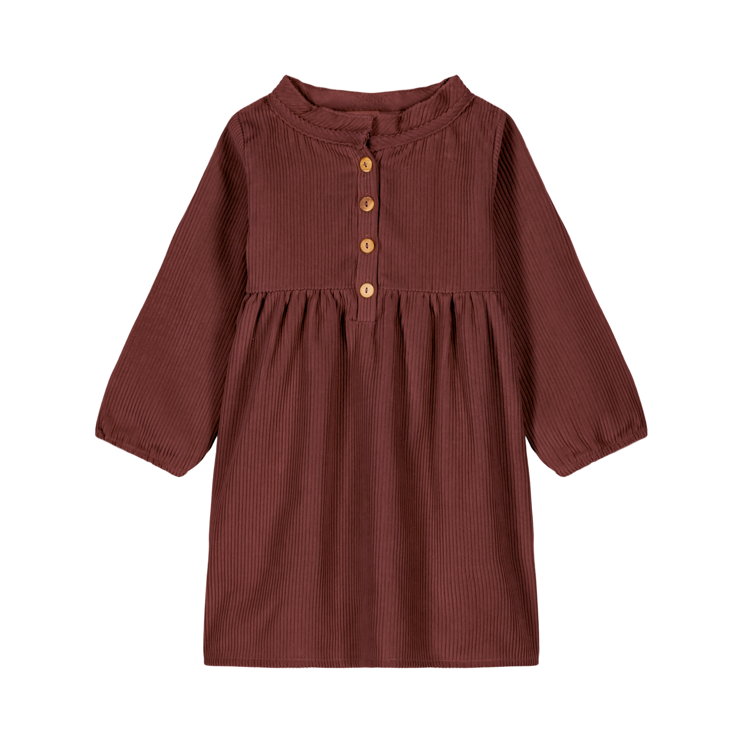 Vermont dress - corduroy plum