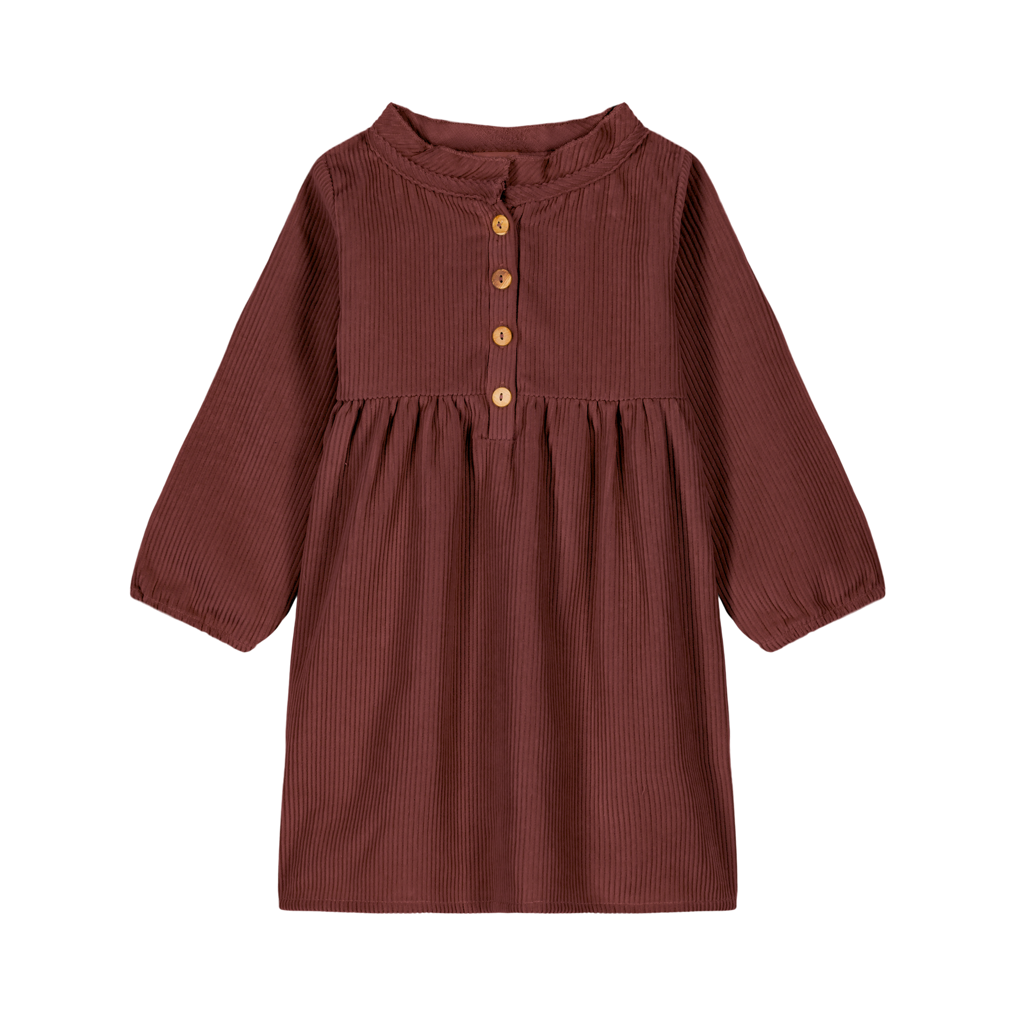 Vermont dress - corduroy plum