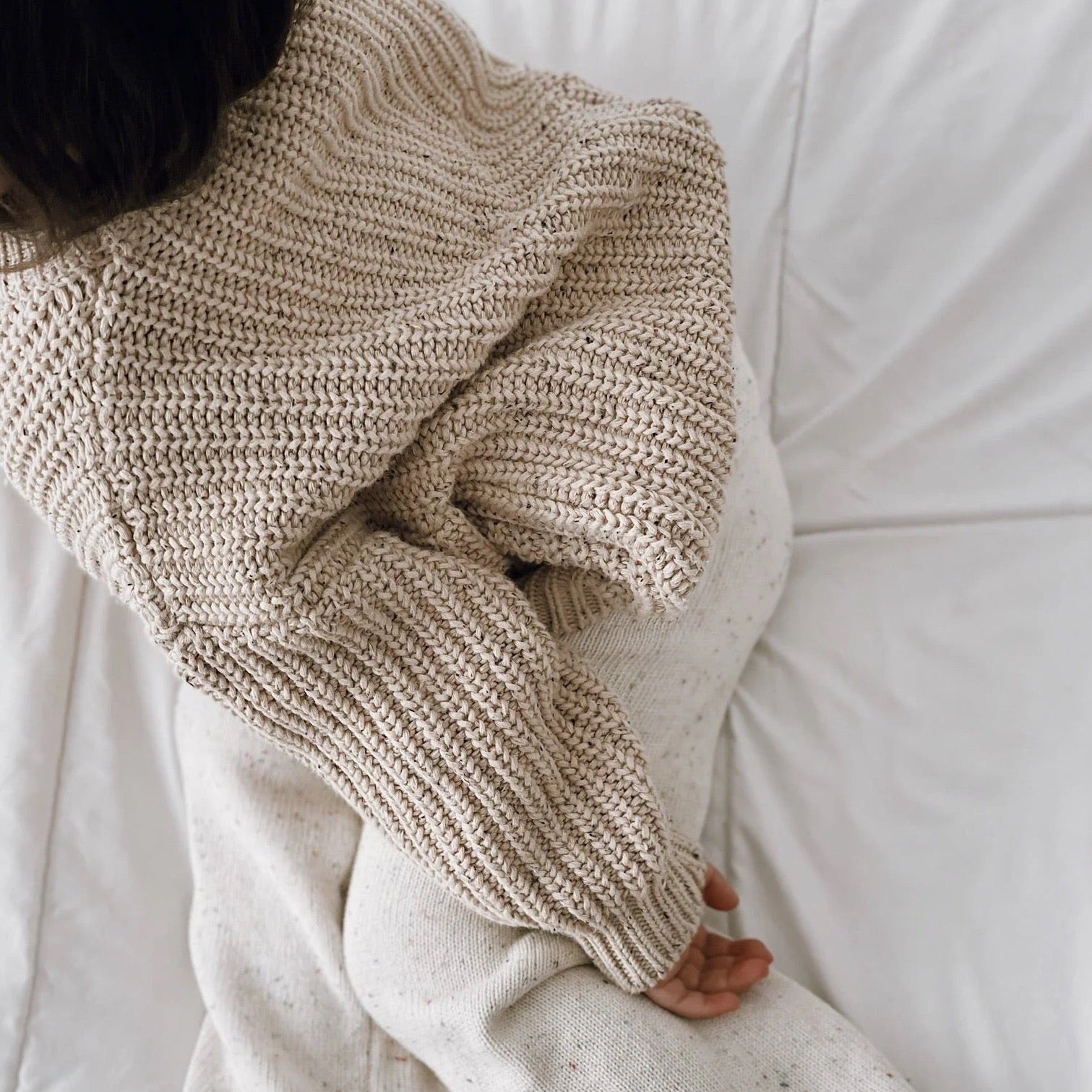 Oat Chunky Sweater