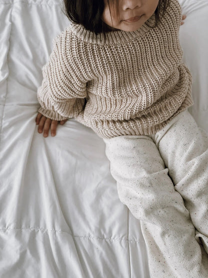 Oat Chunky Sweater