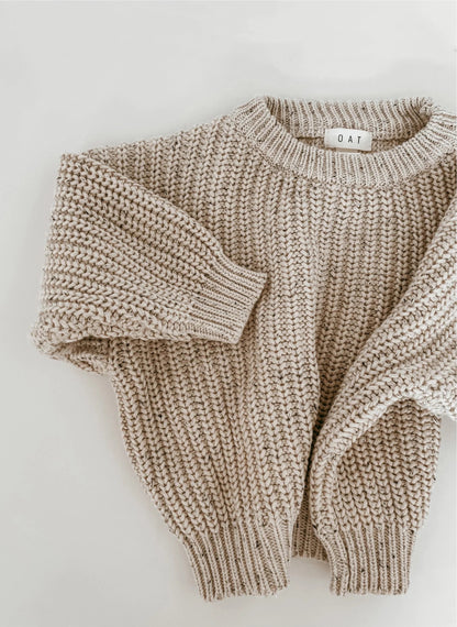 Oat Chunky Sweater